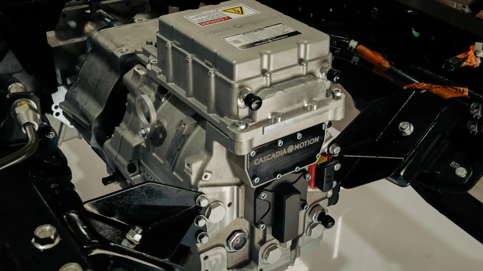 electric engine within large vehicle